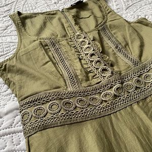 JCrew dress olive color